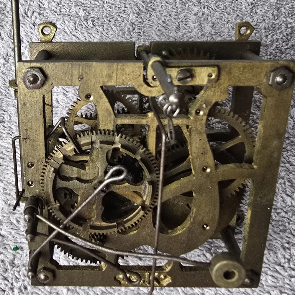 Vintage G.K.Brass Mechanical Wall Clock Movement
